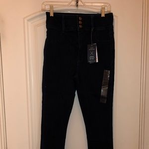 American Eagle Outfitters Hi-Rise Navy Jeggings